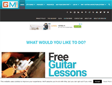 Tablet Screenshot of guitarandmusicinstitute.com